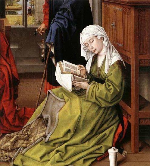 WEYDEN, Rogier van der The Magdalene Reading oil painting picture